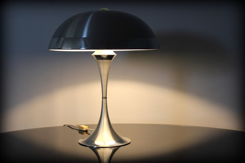 Vintage 'mushroom' design tafellamp Ateliers Boulanger