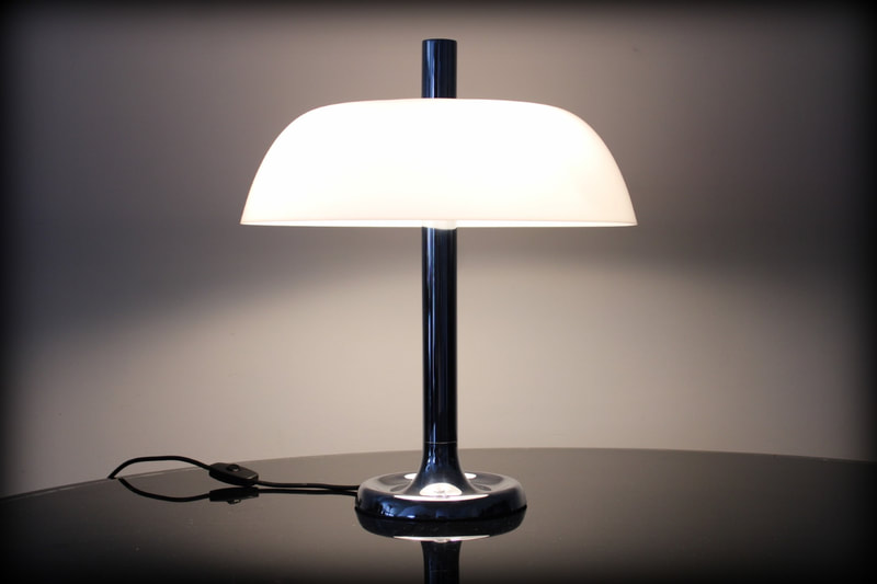 Vintage design mushroom tafellamp Egon Hillebrand
